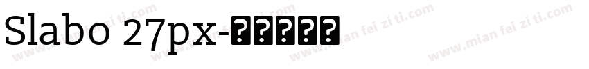 Slabo 27px字体转换